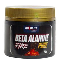 Beta Alanina Fire 200g - Absolut Nutrition - 100% Pura, Mat Prima Importada