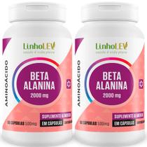 Beta Alanina Porção 2000mg - 2 Frascos