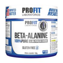 Beta-Alanine 100% Pure - 120g Sem Sabor - Profit Laboratórios