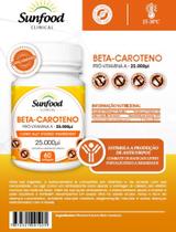 Beta-caroteno 25.000UI 60 caps - sunfood