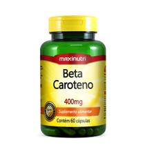 Beta Caroteno 400mg 60 Cápsulas Maxinutri
