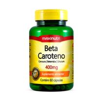 Beta Caroteno 400mg Maxinutri 60 Cápsulas Beta Caroteno 400mg Maxinutri 60 Cápsulas