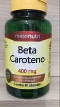 Beta caroteno 60 capsulas 400mg maxinutri Beta caroteno 60 capsulas 400mg maxinutri