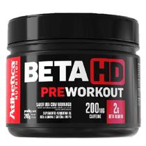 Beta Hd Pre Workout 240g Beta Alanina E Cafeína - Atlhetica Nutrition