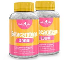 Betacaroteno 8.000 Ui (concentrado). Kit 2 Und. 240 Cápsulas