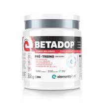 BETADOP 300g PréTreino Sem Cafeína Sabor Melancia elementoPuro BETADOP 300g PréTreino Sem Cafeína Sabor Melancia elementoPuro