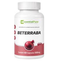 Beterraba Pura 60 Capsulas Vasodilatador Treino Natural - Essential Pure Beterraba Pura 60 Capsulas Vasodilatador Treino Natural - Essential Pure