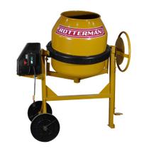 Betoneira 150 litros com motor 1/2 cv monofásico e kit de segurança