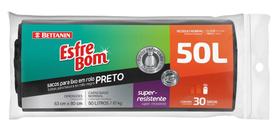 Bettanin - esfrebom sacos para lixo preto 50l
