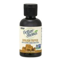 Better Stevia English Toffee 2 Oz da Now Foods (pacote com 4)