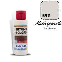 Betume Acrilex Color 60ml 592 Base Madreperola