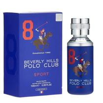 Beverly Hills Polo Club Men N8 Sport Eau de Toilette Masculino -100ml