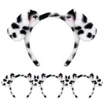 Beviliu Dalmatian Ears, pacote com 4 faixas para cachorros fofos Beviliu Dalmatian Ears, pacote com 4 faixas para cachorros fofos