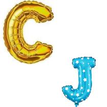 BEXIGA ANIVERSÁRIO BALÃO LETRA METALIZADO 18pol