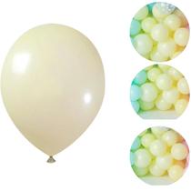 Bexiga Balão Candy Colors, Tam. 9", C/25UN, Tons Pastéis - Balão Bexiga Candy Colors