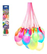 Bexiga Balão com Enchedor Guerra de Bexigas com 37 Balões - Like Toys