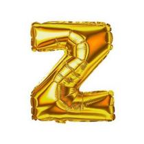 Bexiga Balão Metalizado 16 Polegadas 40cm Dourado Letra Z Bexiga Balão Metalizado 16 Polegadas 40cm Dourado Letra Z