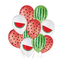 Bexiga Balão Temático 25 Unidades 9" para Festas Aniversários Comemorações - Melancia - São Roque Bexiga Balão Temático 25 Unidades 9" para Festas Aniversários Comemorações - Melancia - São Roque