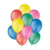 Bexiga Balões Liso Redondo Nº 7 Sortido - 50 Unid
