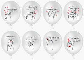Bexiga Balões Tema Nº 10 Bento Apaixonado Flork Meme - 25 Un - Pic Pic