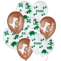 Bexiga Balões Tema Nº 9 Dinossauro Baby Sortidos - 25 Unid