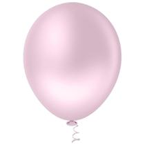 Bexiga Redonda Granfesta 9" Candy Rosa Pic Pic 50 Unidades