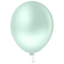 Bexiga Redonda Granfesta 9" Candy Verde Pic Pic 50 Unidades