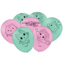 Bexigas Balão Festa A Casa Mágica Da Gabby 9 Polegadas Bexigas Balão Festa A Casa Mágica Da Gabby 9 Polegadas