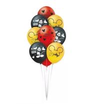 Bexigas Mickey Mouse Disney 25 Balão N9 Decoração Festa