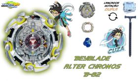 Beyblade Burst Alter Chronos Lançador 2 Rotação Beyblader