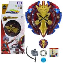 Beyblade Burst Com Lançador Adesivos Plástico e Metal Top Beyblade Burst Com Lançador Adesivos Plástico e Metal Top