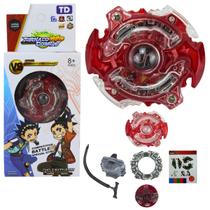 Beyblade Burst Com Lançador Adesivos Plástico e Metal Top Beyblade Burst Com Lançador Adesivos Plástico e Metal Top