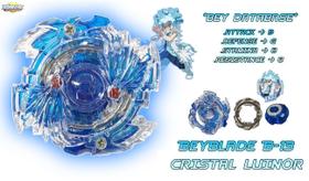 Beyblade Burst Cristal Luinor B-13 Sem Lançador Beyblade - Tornado Gyro