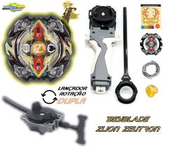 Beyblade Burst Evolution C/Lançador Grip Zlion Zeutron Zac Beyblade Burst Evolution C/Lançador Grip Zlion Zeutron Zac