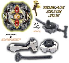 Beyblade Burst Evolution C/Lançador Grip Zlion Zeutron Zac