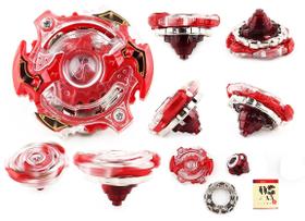 Beyblade Burst Kit 2 Beyblad + 2 Lançador 2 Grip Bey Blade Valt Shu Daigo