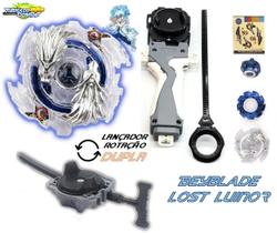 Beyblade Burst Metals Com Lançador Lost Luinor Beyblader Lui