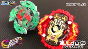 BEYBLADE Burst Rise Hypersphere Dual Pack Viper Hydrax H5 & Dullahan D5