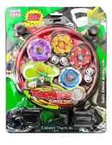 Beyblade Burst Turbo Arena - 4 Blay Blades + 2 Lançadores + 1 Grip - Ltoys