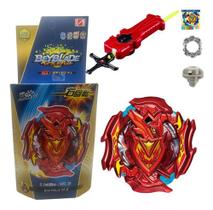 Beyblade Burst Turbo De Ferro Metal Com Lançador Achilles