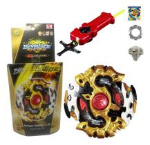 Beyblade Burst Turbo Metal Com Lançador Spriggan Requiem Top - Str Store