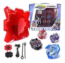 Beyblade Bust 4 In 2 + 2 Lançadores Arena - Tornado