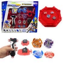 Beyblade Explosão com Lançador e Arena Gyro Crianças Brinquedo Interessante Competição Menino
