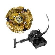 Beyblade Infantil Burs Metal Fusion Galaxy Pegasis Fury Master 4D, Brinquedo Giratório Com Lançador