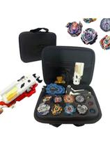 Beyblade Maleta Kit Com 8 Beyblade + Lançador Dupla Rotação Beyblade Maleta Kit Com 8 Beyblade + Lançador Dupla Rotação