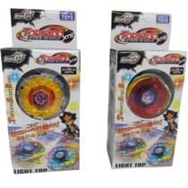 Beyblade Peão Tornado Metal Luz De Led