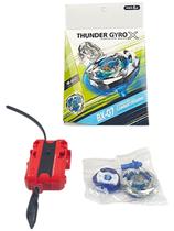 Beyblade Thunder Gyro X BX07 Com Lançador Peão de Batalha