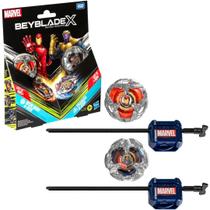 Beyblade X Iron man vs Thanos Piao e Lançador Hasbro G0287 Beyblade X Iron man vs Thanos Piao e Lançador Hasbro G0287