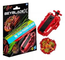 Beyblade X Soar Phoenix 9-60GF Kit Premium Deluxe C/ lançador a corda - Hasbro