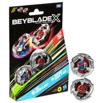 Beyblade X Tail Viper 5-80O e Sword Dran 3-60F Kit duplo de piões G0197 Hasbro